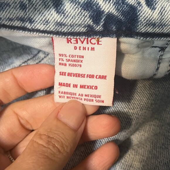NEW w/Tags Revice Women's Jeans 90's Baby Joe's Wash Crossover Botton Fly sz 26 - Picture 9 of 10